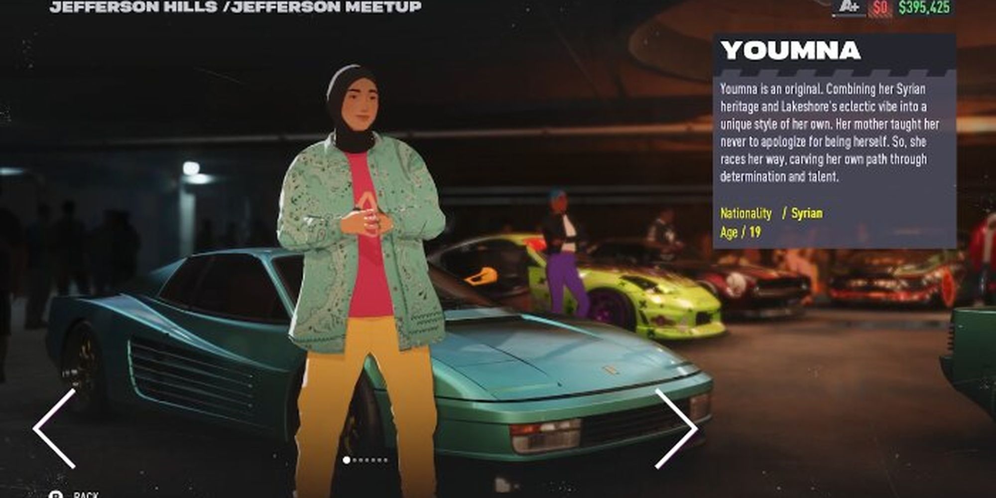 Need for Speed™ Unbound - Youmna and her Ferrari Testarossa Coupé 1984-1