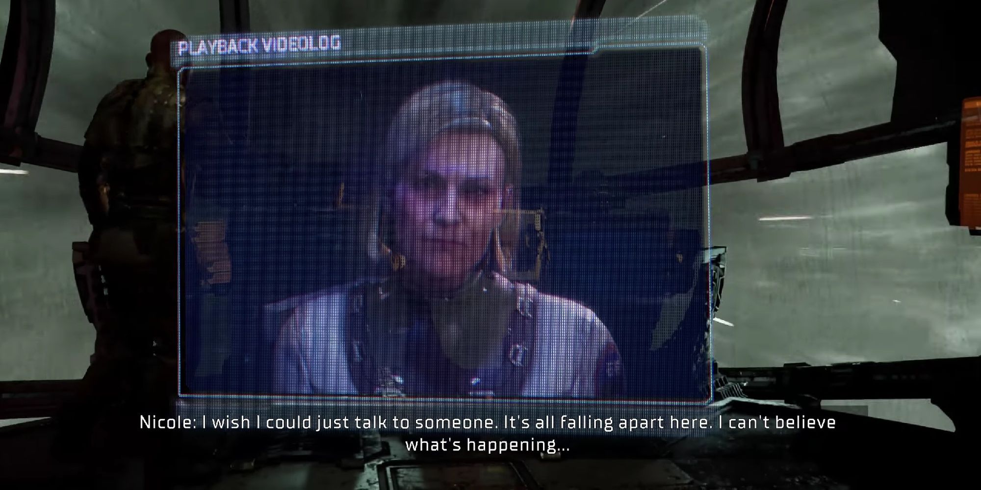 Dead Space: Nicole Talking About The Ishimura In A Video Log To Isaac