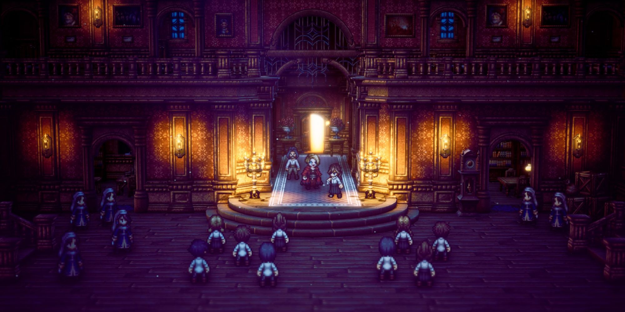 Octopath Traveler 2 - Mother and Mira in Mother's Garden