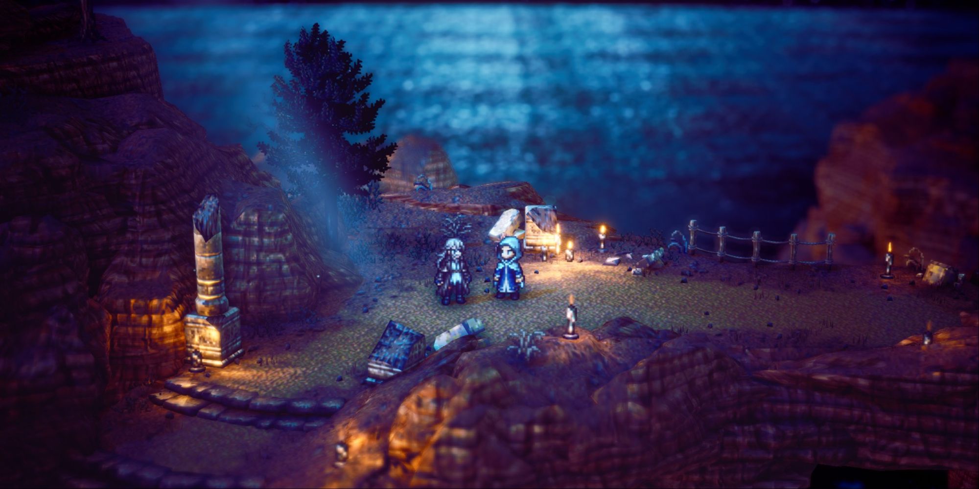 Octopath Traveler 2 - Osvald and the Adherent worshipper
