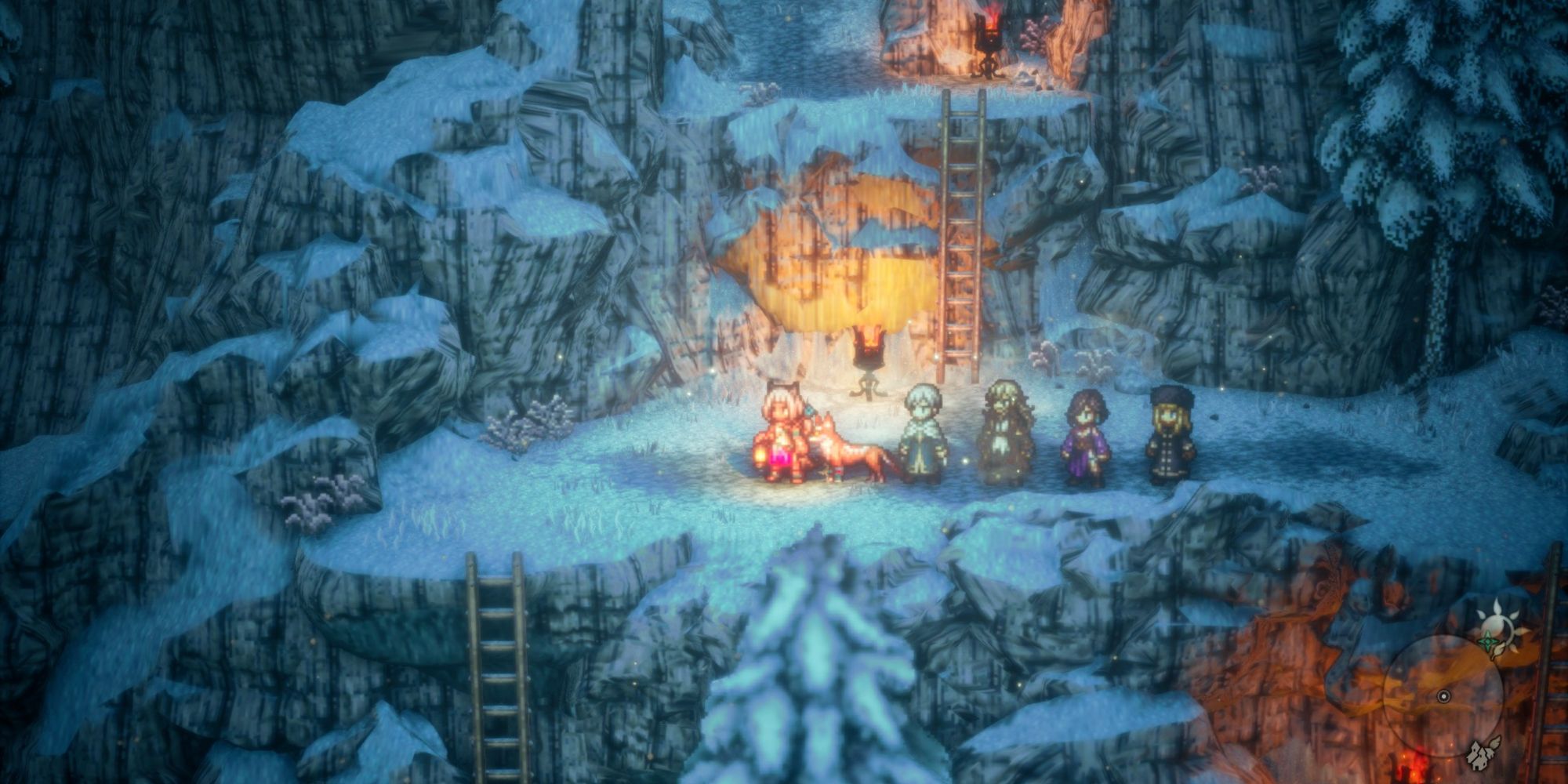 Octopath Traveler 2 - Sacred Peak Altahe Ladders