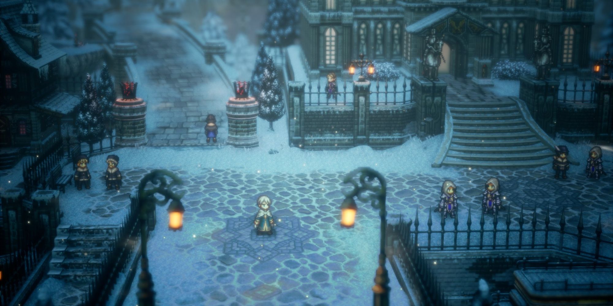 Octopath Traveler 2 - Temenos in Stormhail