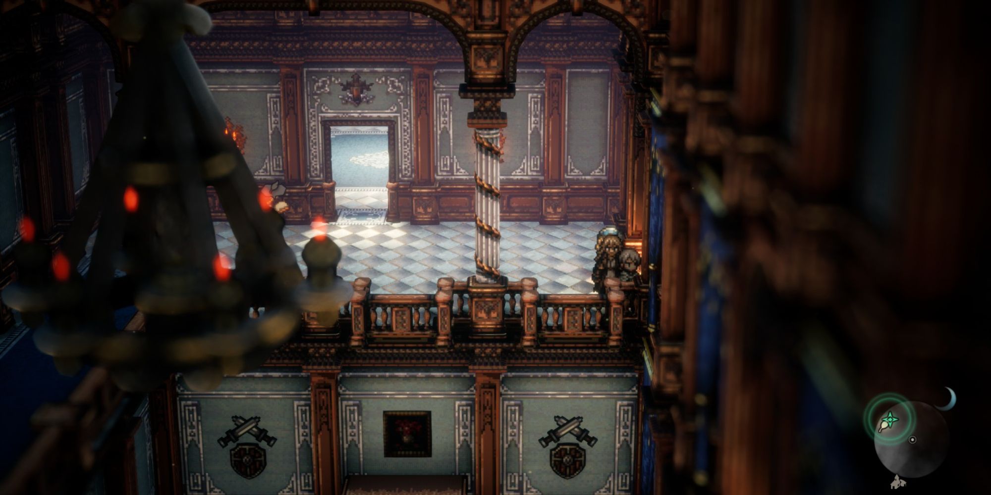 Octopath Traveler 2 - The secret passage in Conning Creek's Guard Outpost