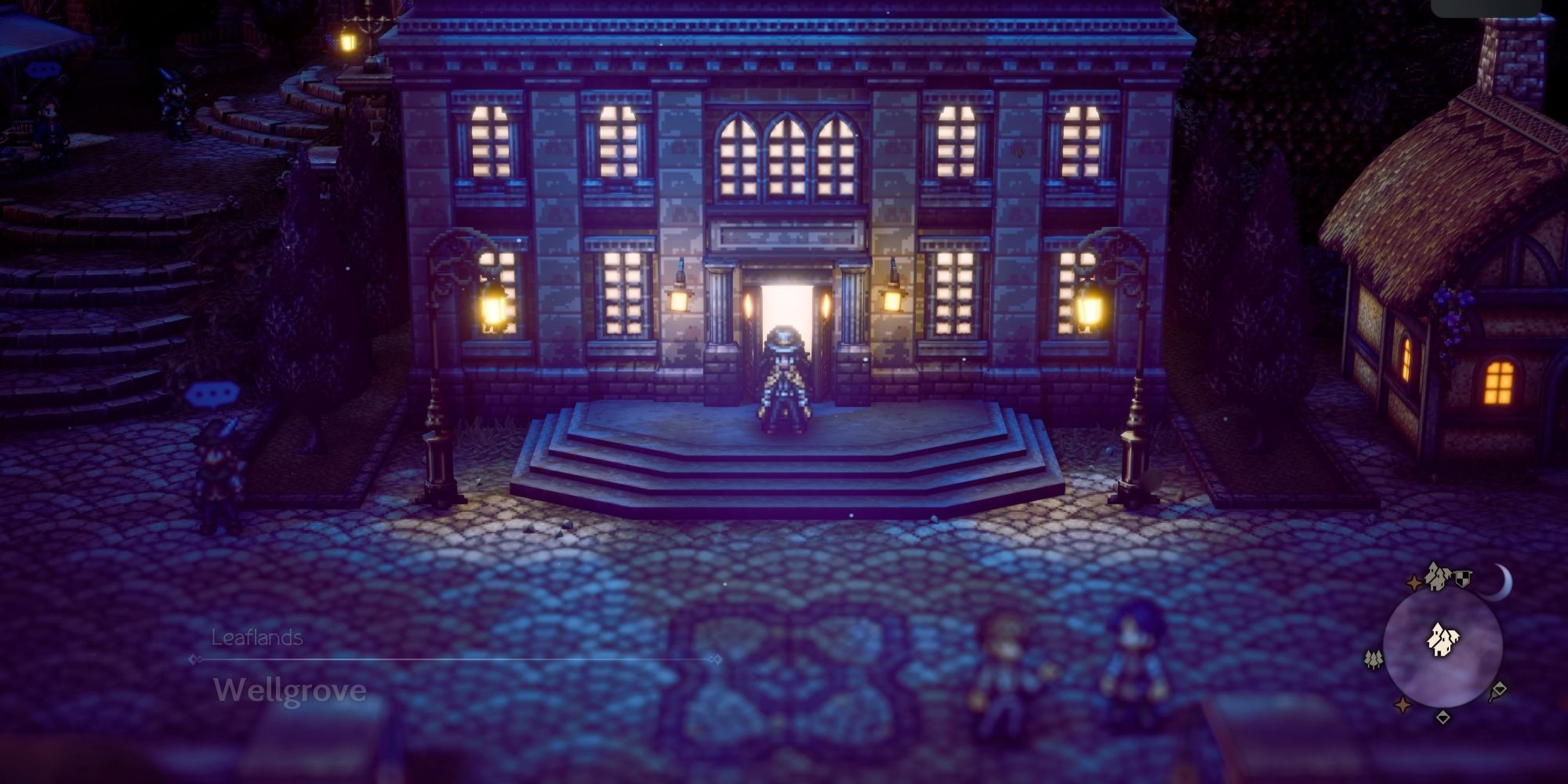 OCTOPATH TRAVELER II Mysterious Merchant at level 20 in Wellgrove, Leaflands-1