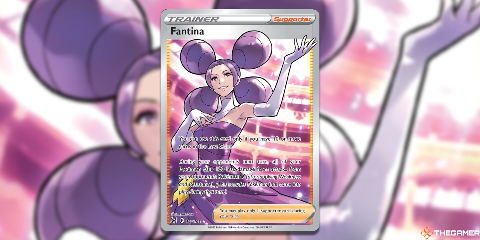 Pokemon TCG Fantina Lost Origin Card