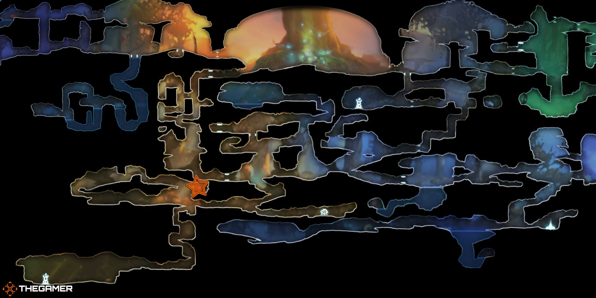 Ori and the Blind Forest - Sunken Glades Map Stone Fragments