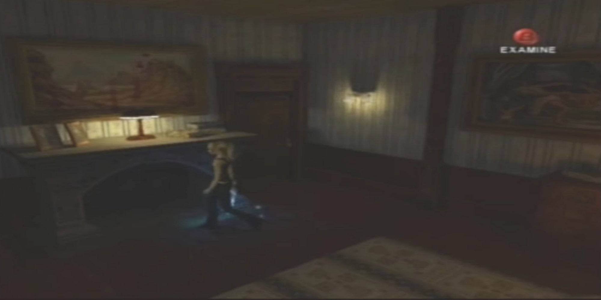 spooky painting with low sanity meter in Eternal Darkness 