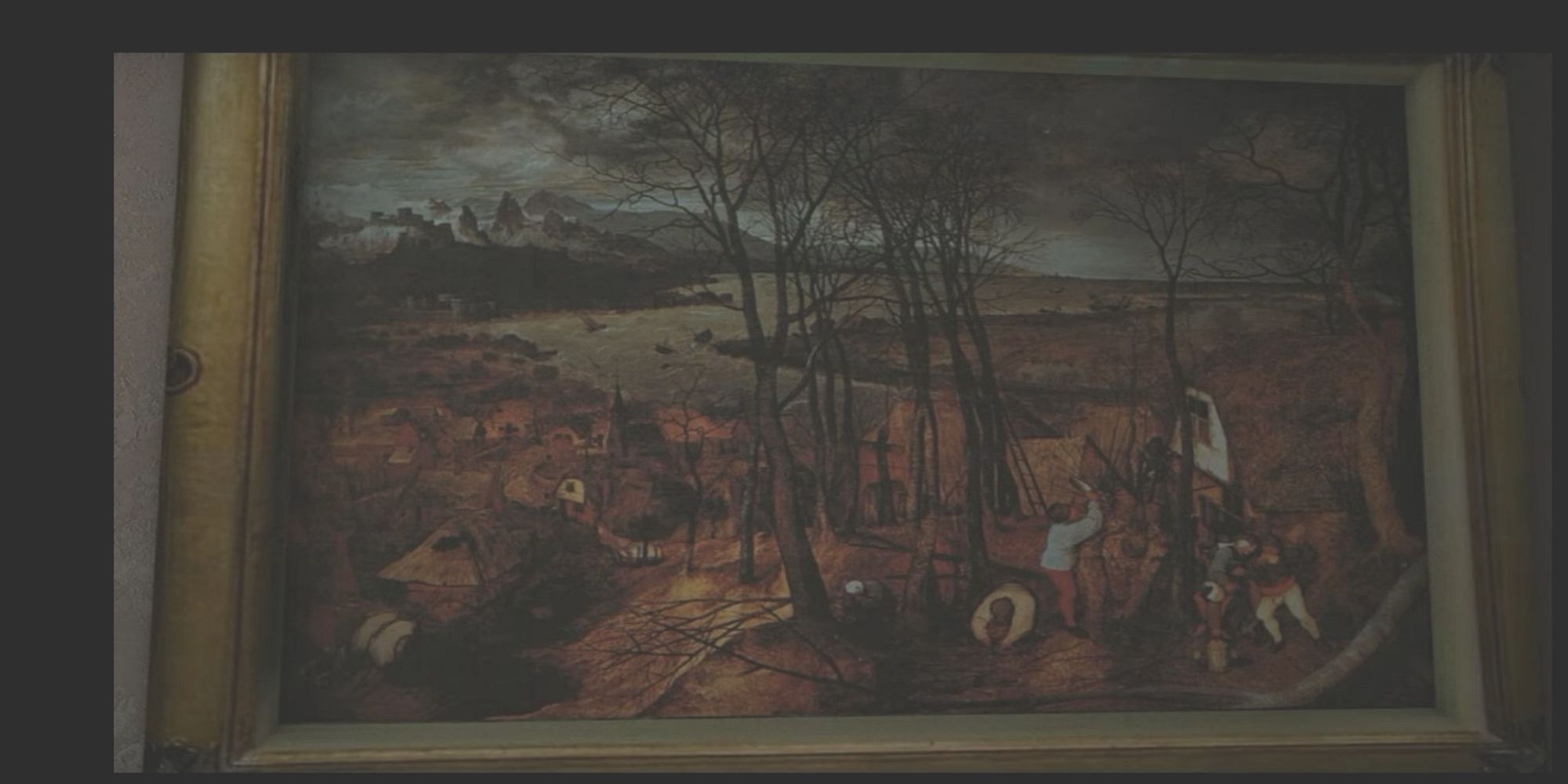 Bruegel’s “The Gloomy Day” in Scratches
