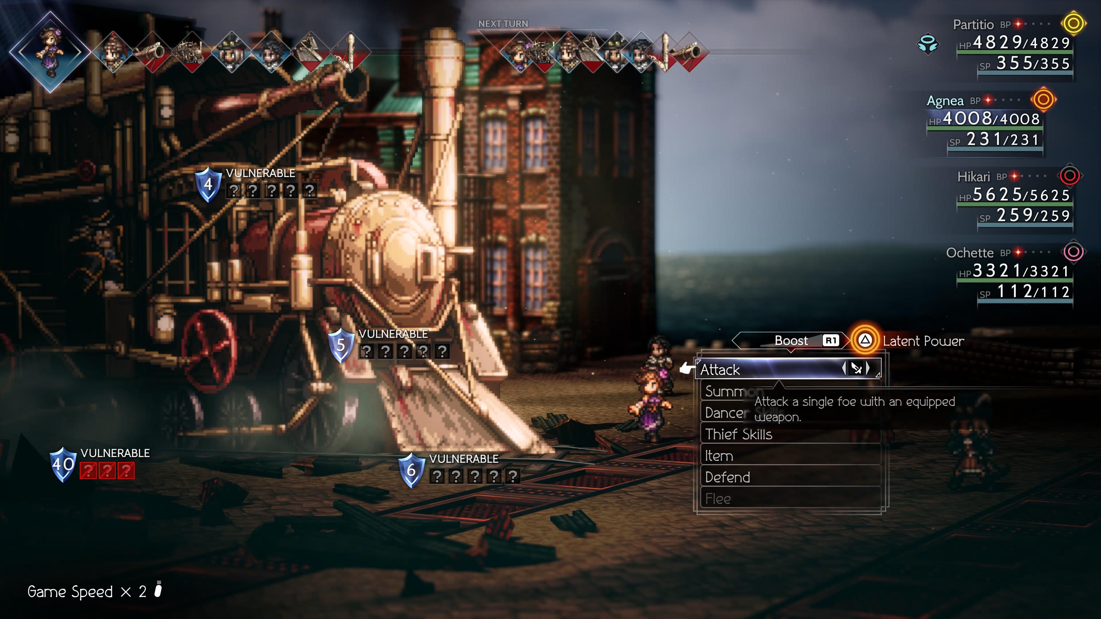 Partitio Final Boss Octopath 2