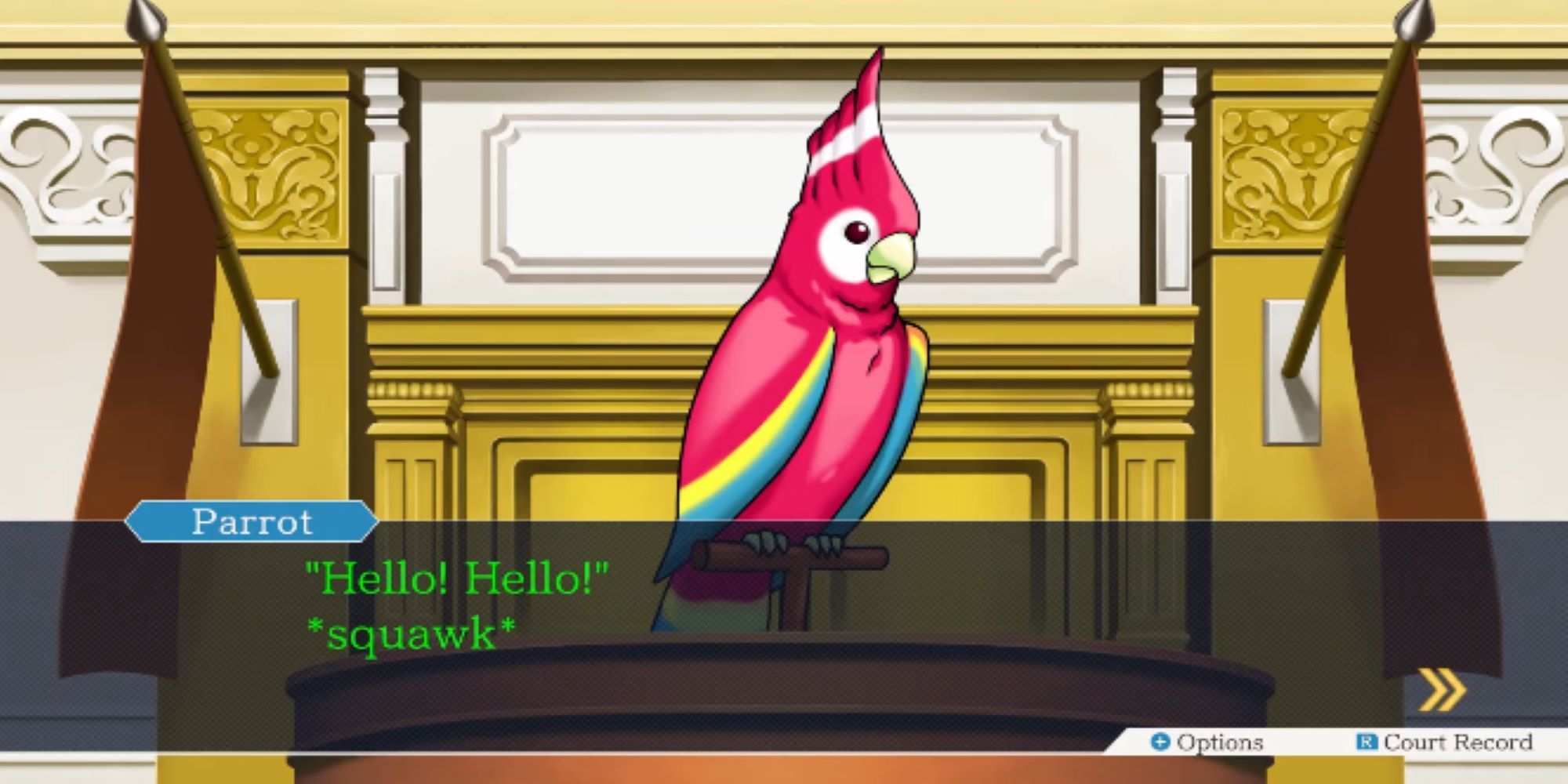 Phoenix Wright Ace Attorney - Polly's Witness Testimony