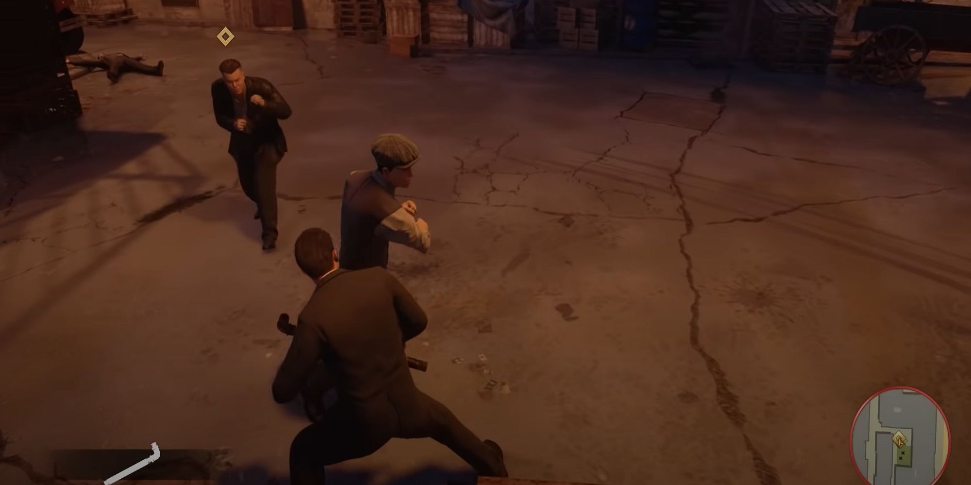 using a pipe in Mafia: DE 