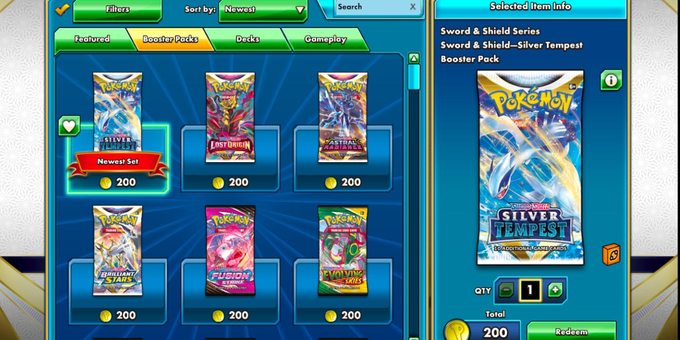 Pokemon Live TCG decks being purchased