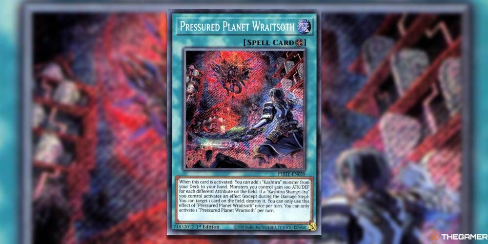 Pressured Planet Wraitsoth from the Photon Hypernova Set from Yu-Gi-Oh!