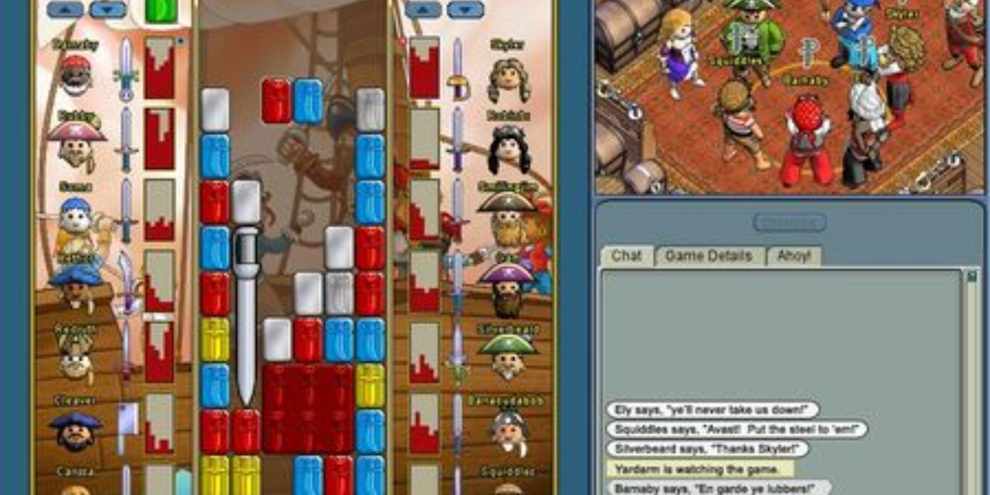 puzzle piratesscreen of puzzle and pirates in tavern