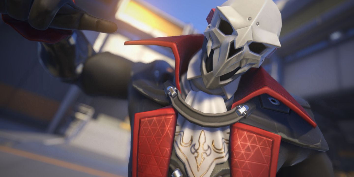 Reaper wearing a Dracula based skin in Overwatch 2