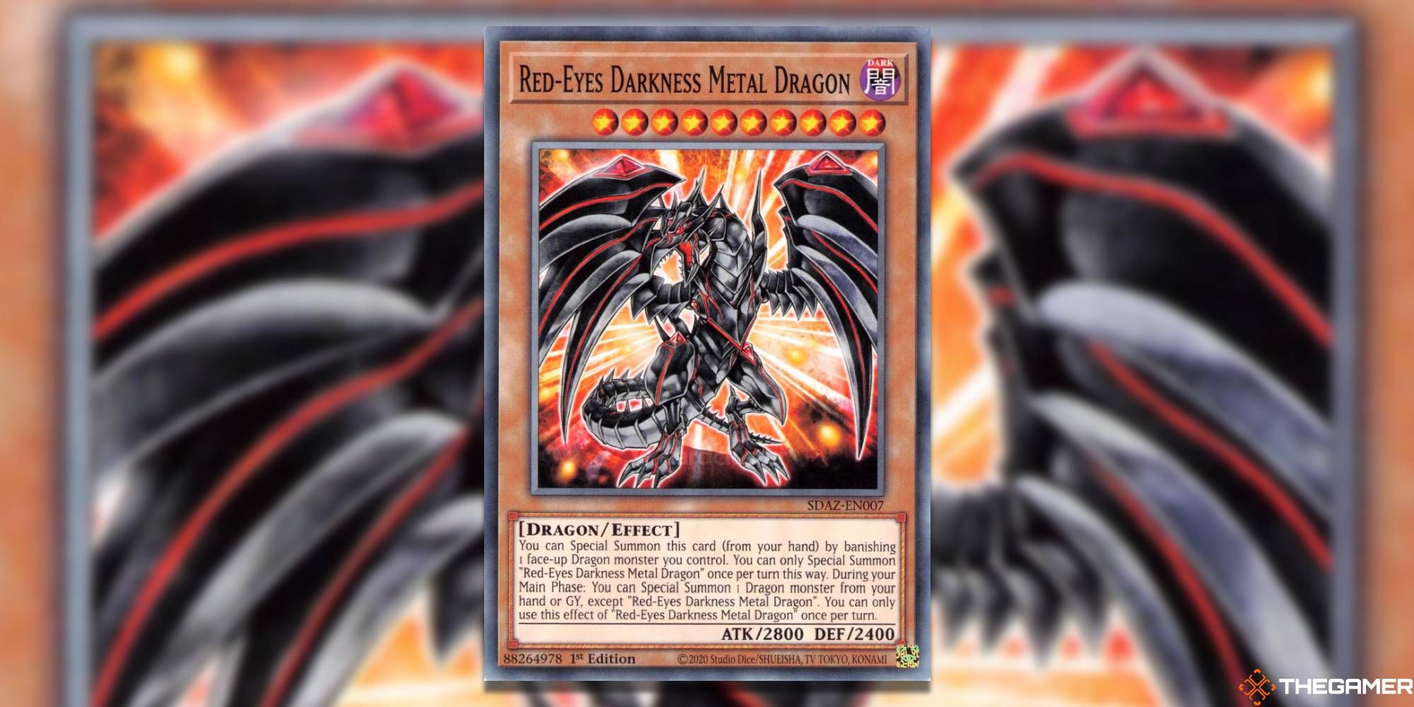 Red-Eyes Darkness Metal Dragon