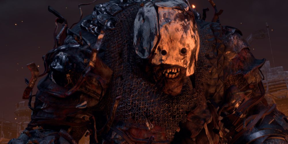 an armored gigante in resident evil 4 remake