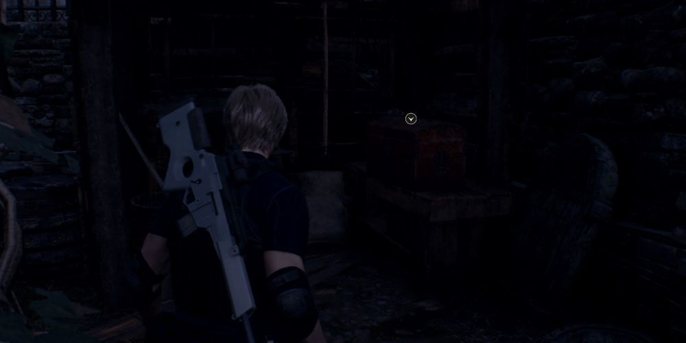 the chest behind the church in resident evil 4 remake