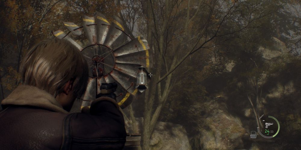 a gem cask containing a pearl pendant on the farm in resident evil 4 remake