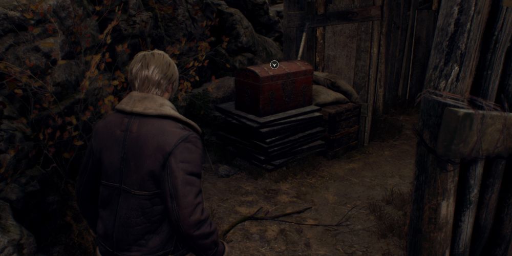 the hidden treasure chest on the farm in resident evil 4 remake