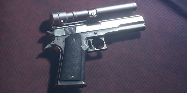 the killer7 magnum in resident evil 4 remake