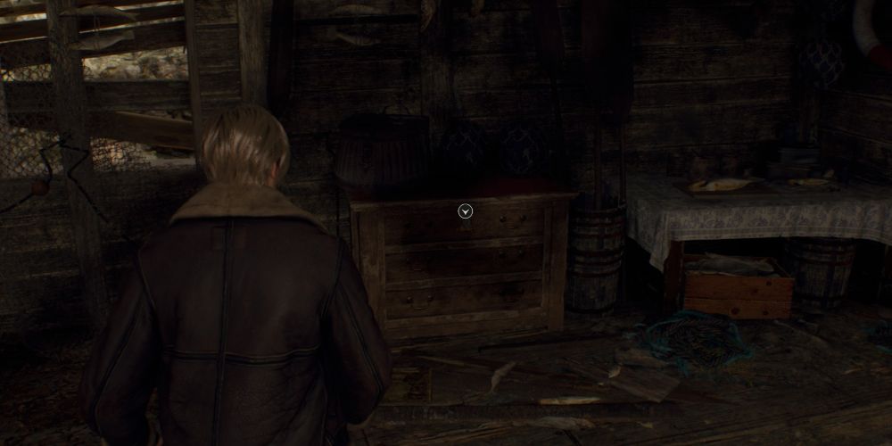 the locked drawer in luis' house in resident evil 4 remake