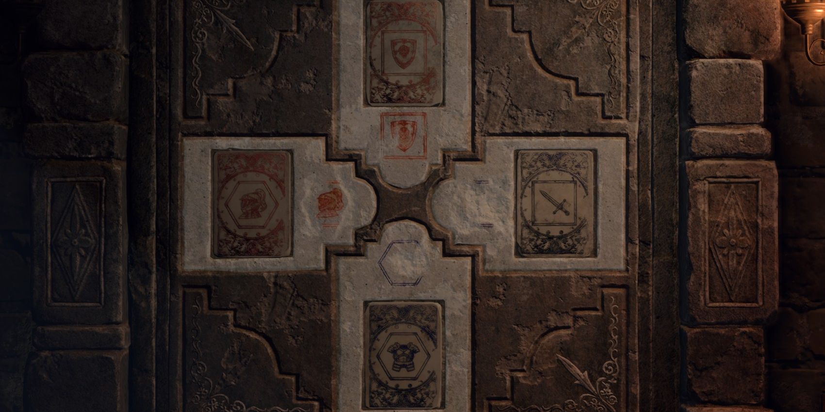 The solution to the lithographic stones puzzle in resident evil 4 remake