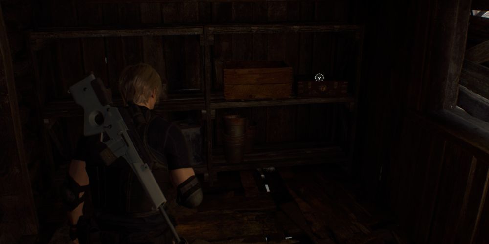 the box containing the first small key in resident evil 4 remake