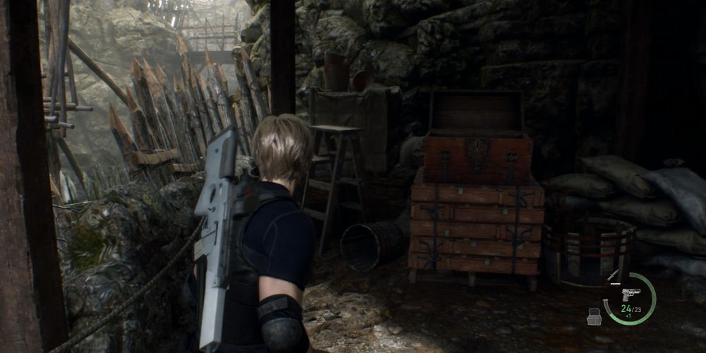the treasure chest in the valley in resident evil 4 remake