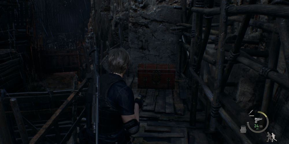 the treasure chest in the village fort in resident evil 4 remake