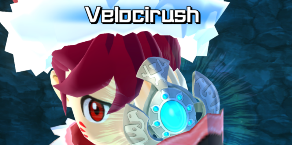 Velocirush screen from Monster Hunter Stories