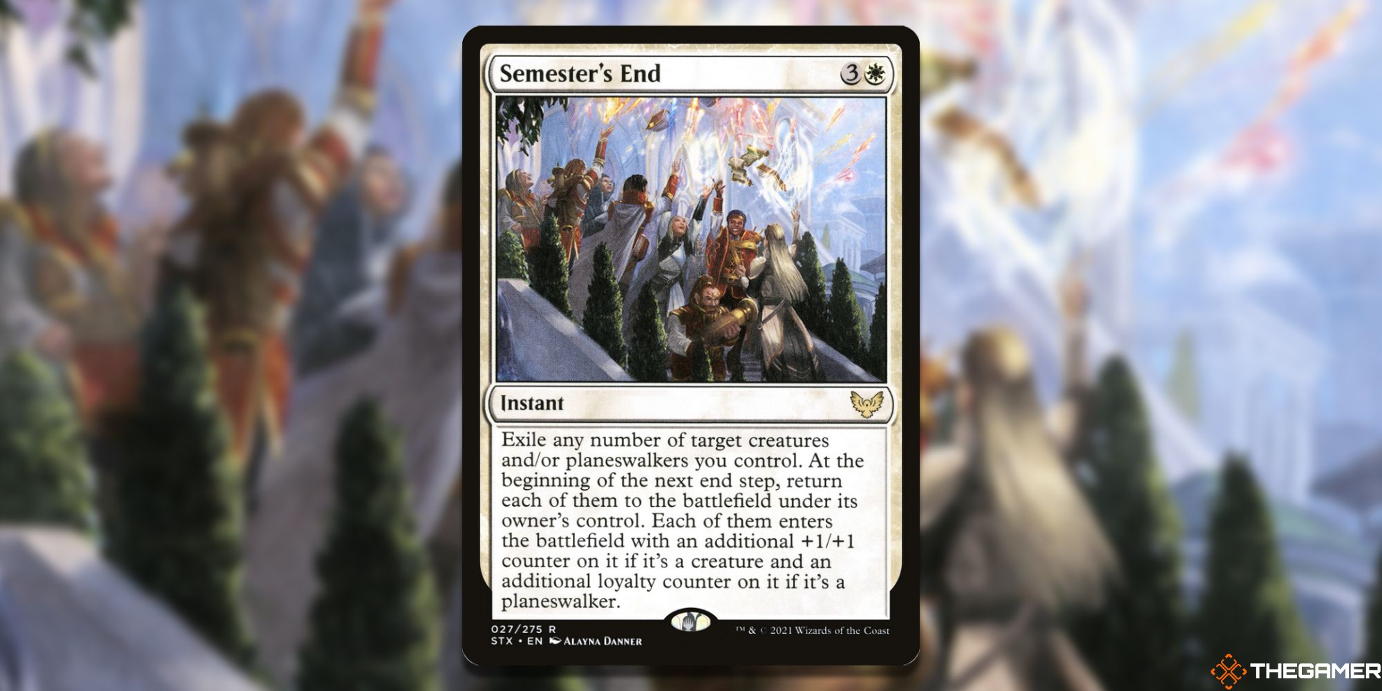 MTG: Semester's End card