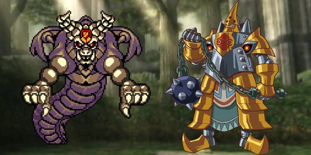 General Onox and his dragon form in The Legend of Zelda Oracle of Seasons the video game