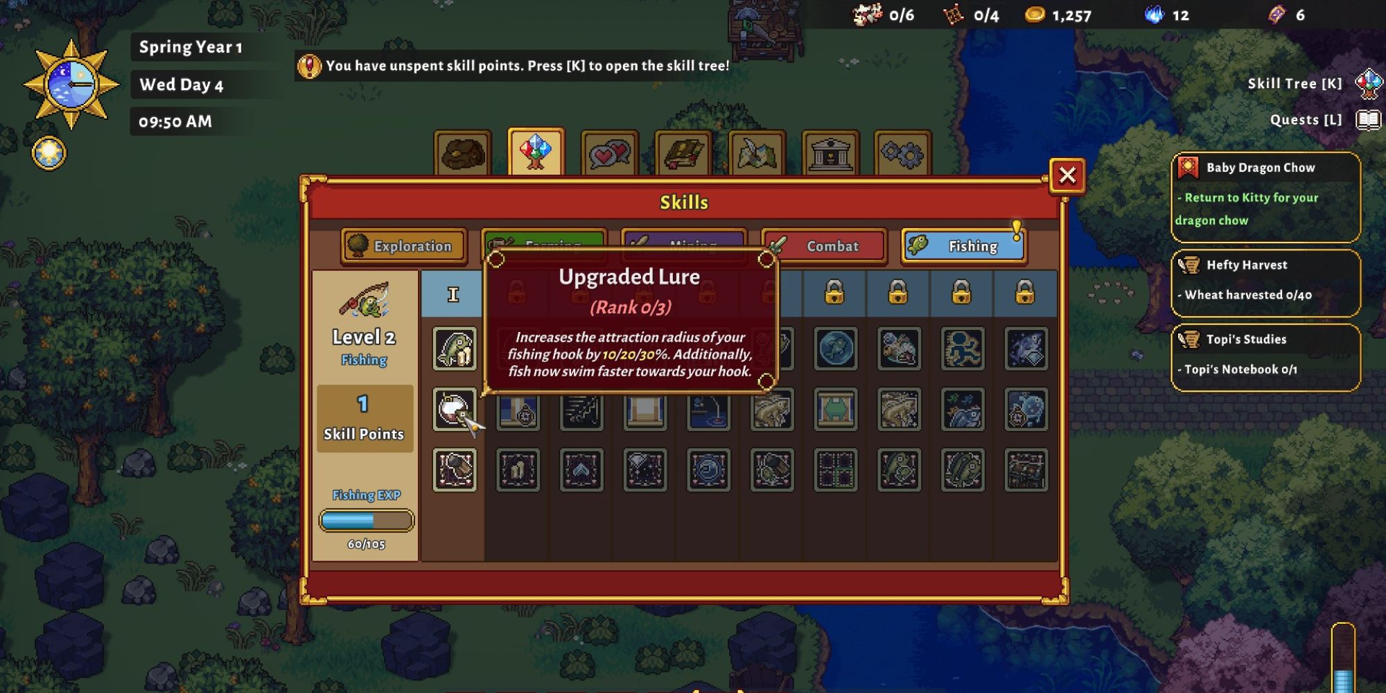 sun haven exploration skill tree