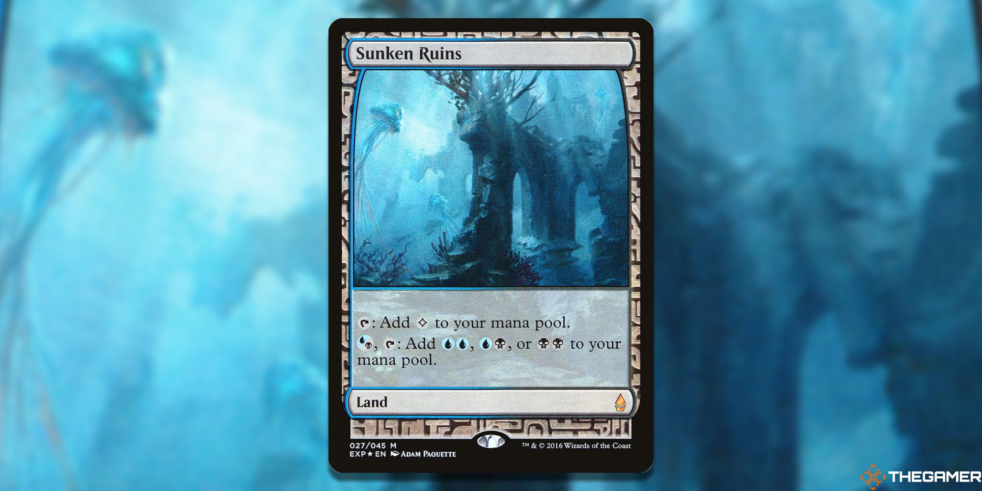 MTG: Sunken  Ruins card
