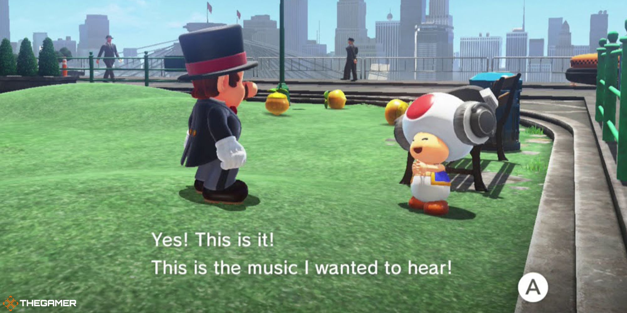 Super Mario Odyssey - jammin in the metro kingdom power Moon location