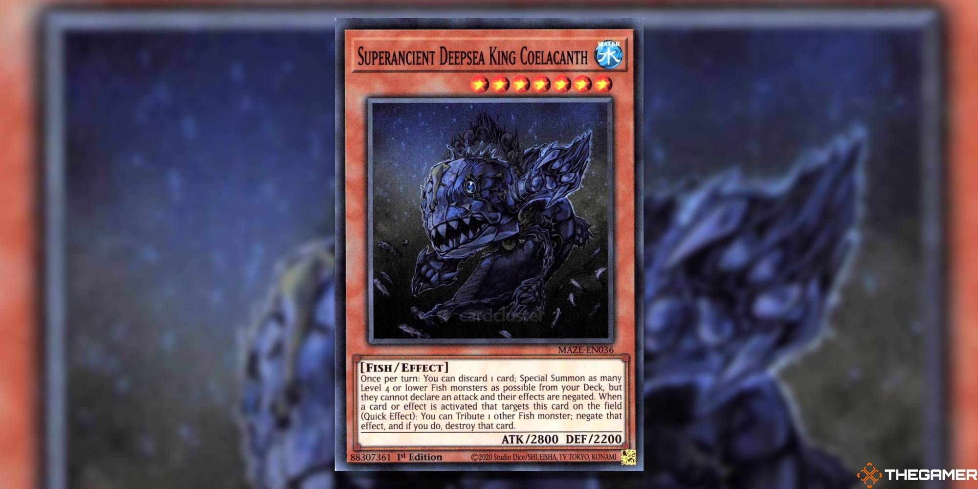 Superancient Deepsea King Coelacanth from Maze of Memories Set