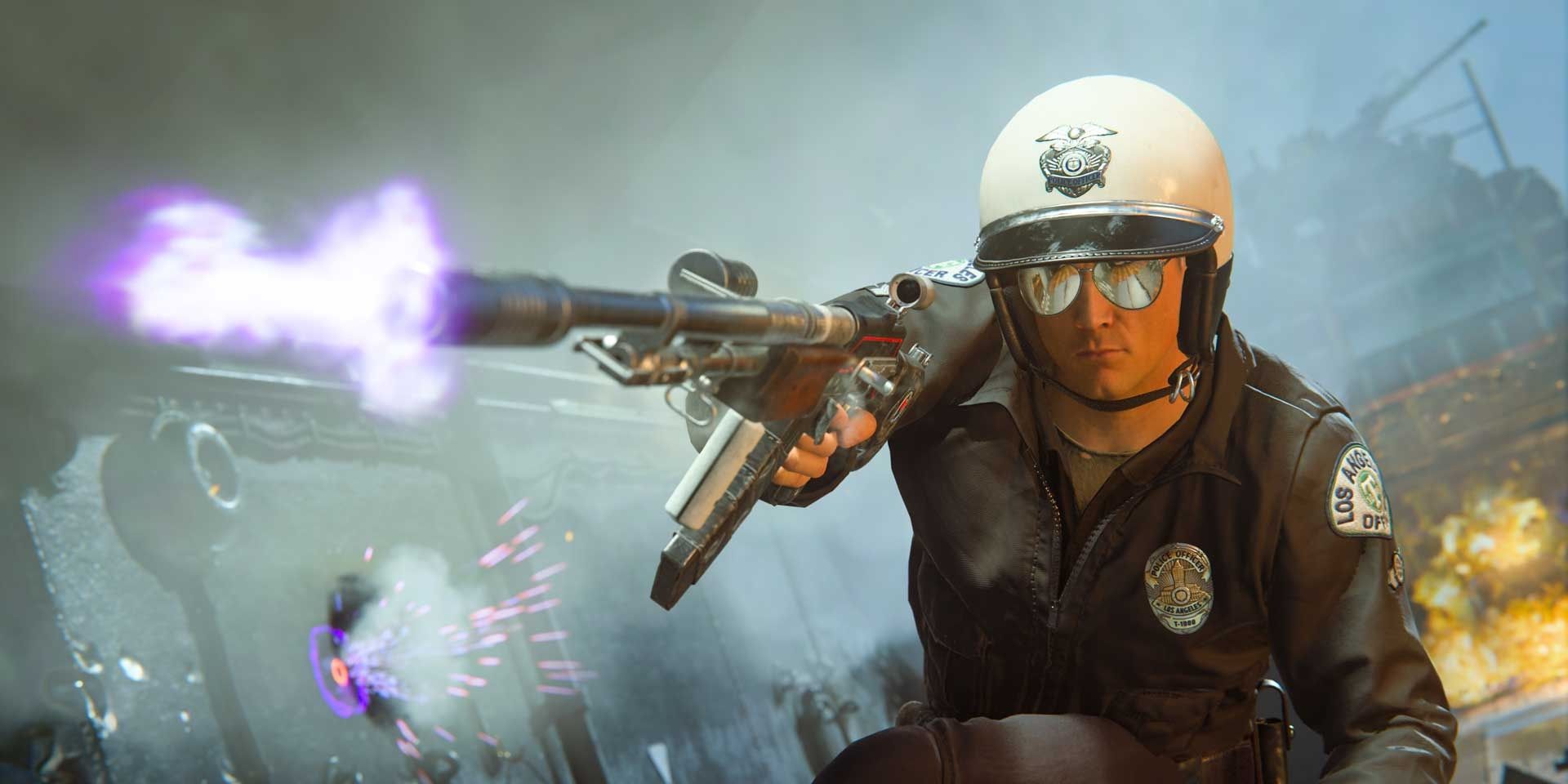 T-1000 In riding a bike and firing a gun in Call of Duty