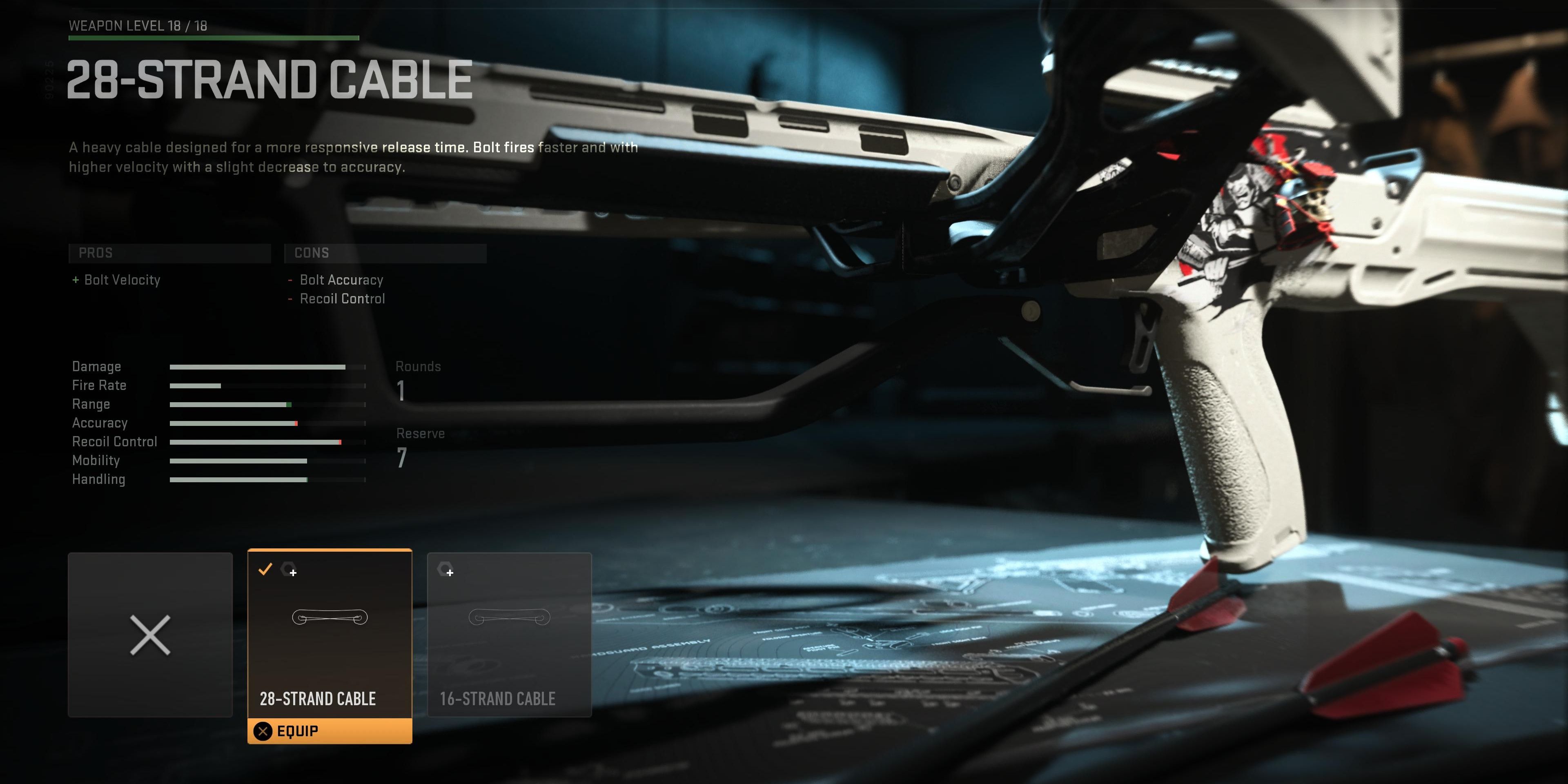 Tactical Crossbow wire
