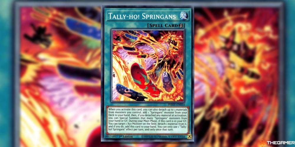 Tally-Ho! Springans from the Photon Hypernova Set from Yu-Gi-Oh!