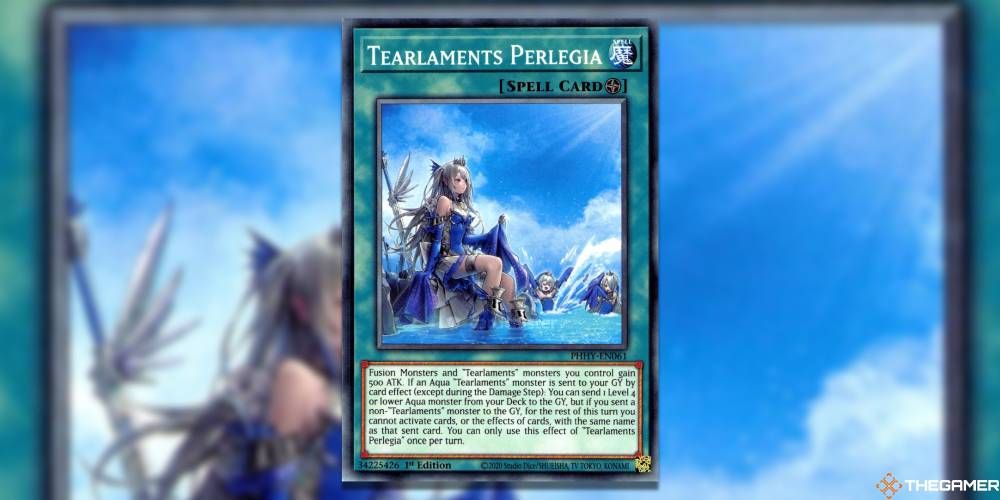 Tearlaments Perlegia from the Photon Hypernova Set from Yu-Gi-Oh!