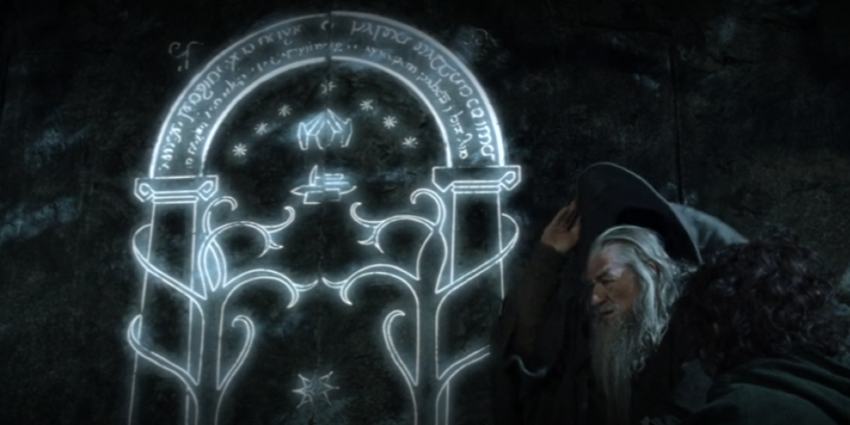 the doors of durin in the lord of the rings