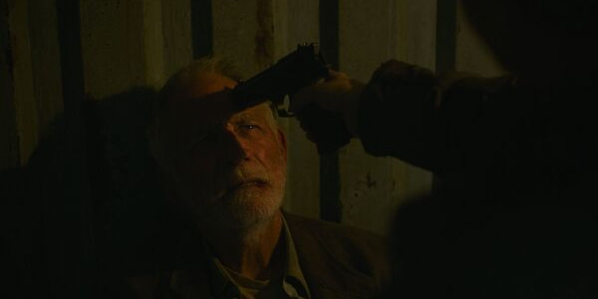 the last of us edelstein being threatened with gun