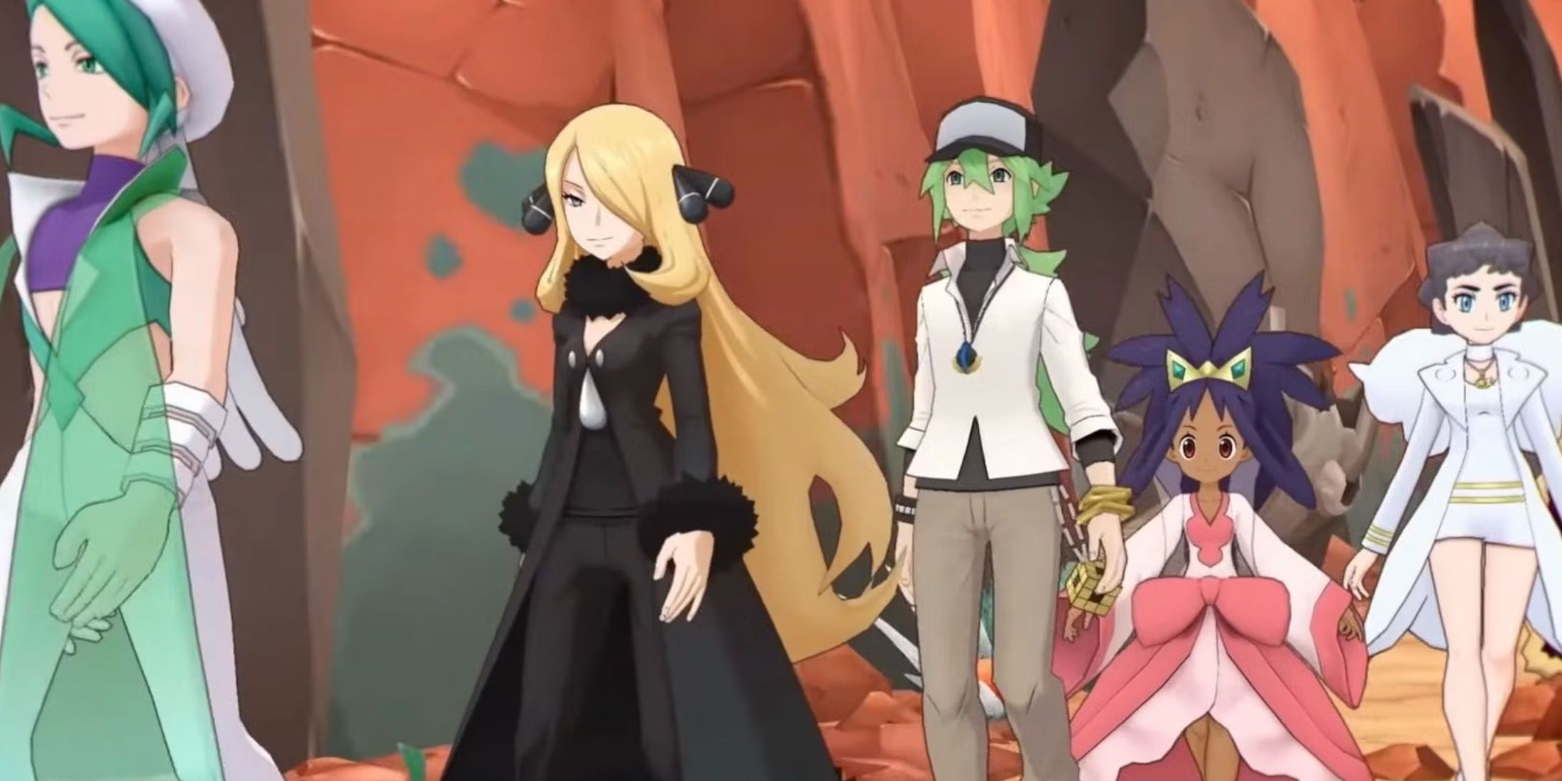 Wallace, Cynthia, N, Iris, and Diantha out on an expedition.