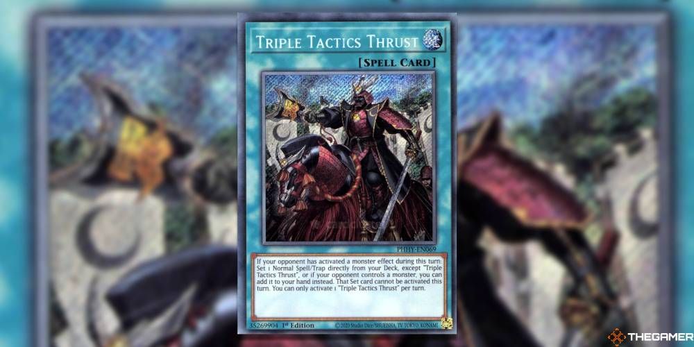 Triple Tactics Thrust from the Photon Hypernova Set from Yu-Gi-Oh!