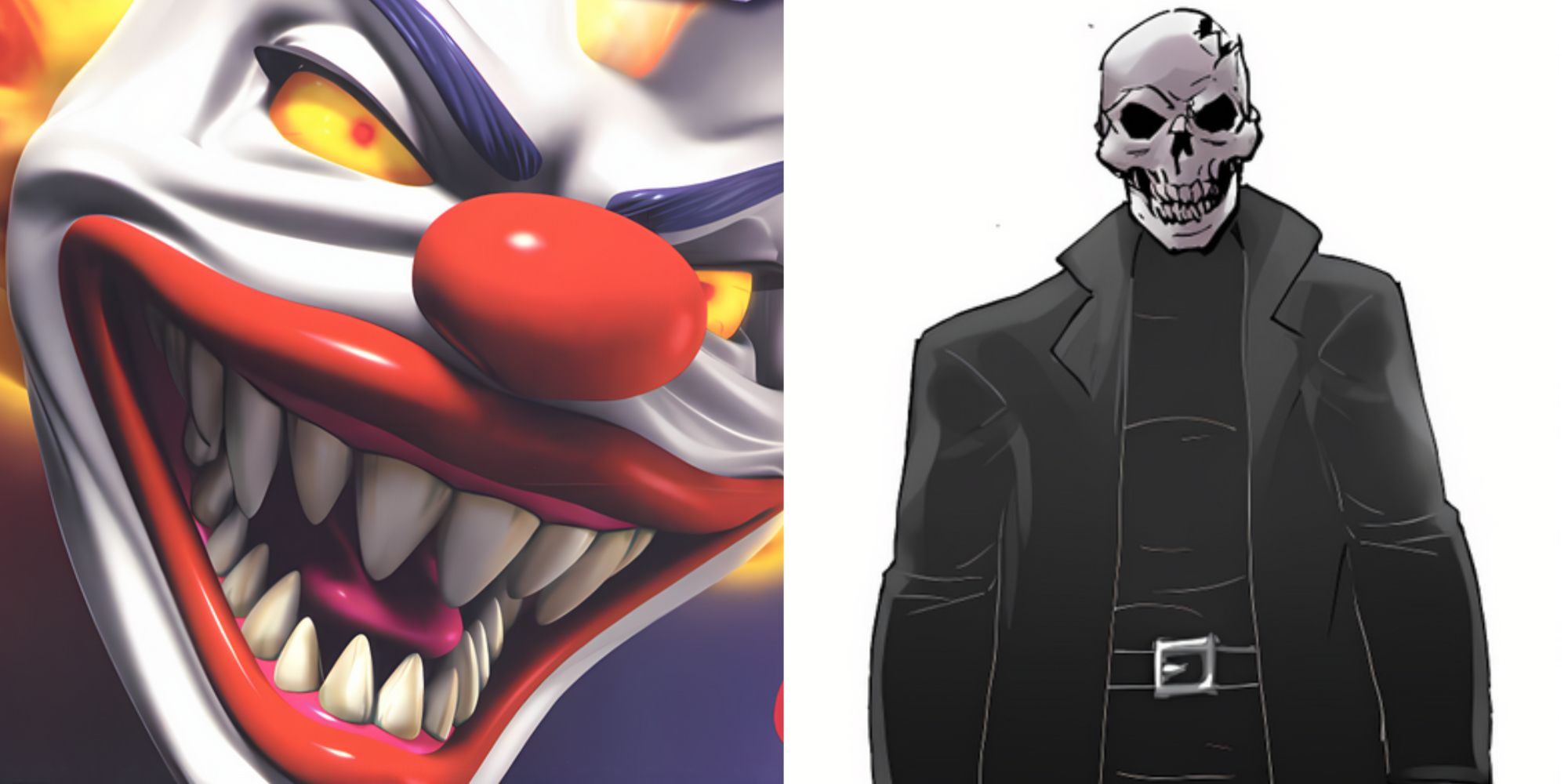 twisted metal 3 cover with sweet tooth and mr grimm twisted metal head-on appearance