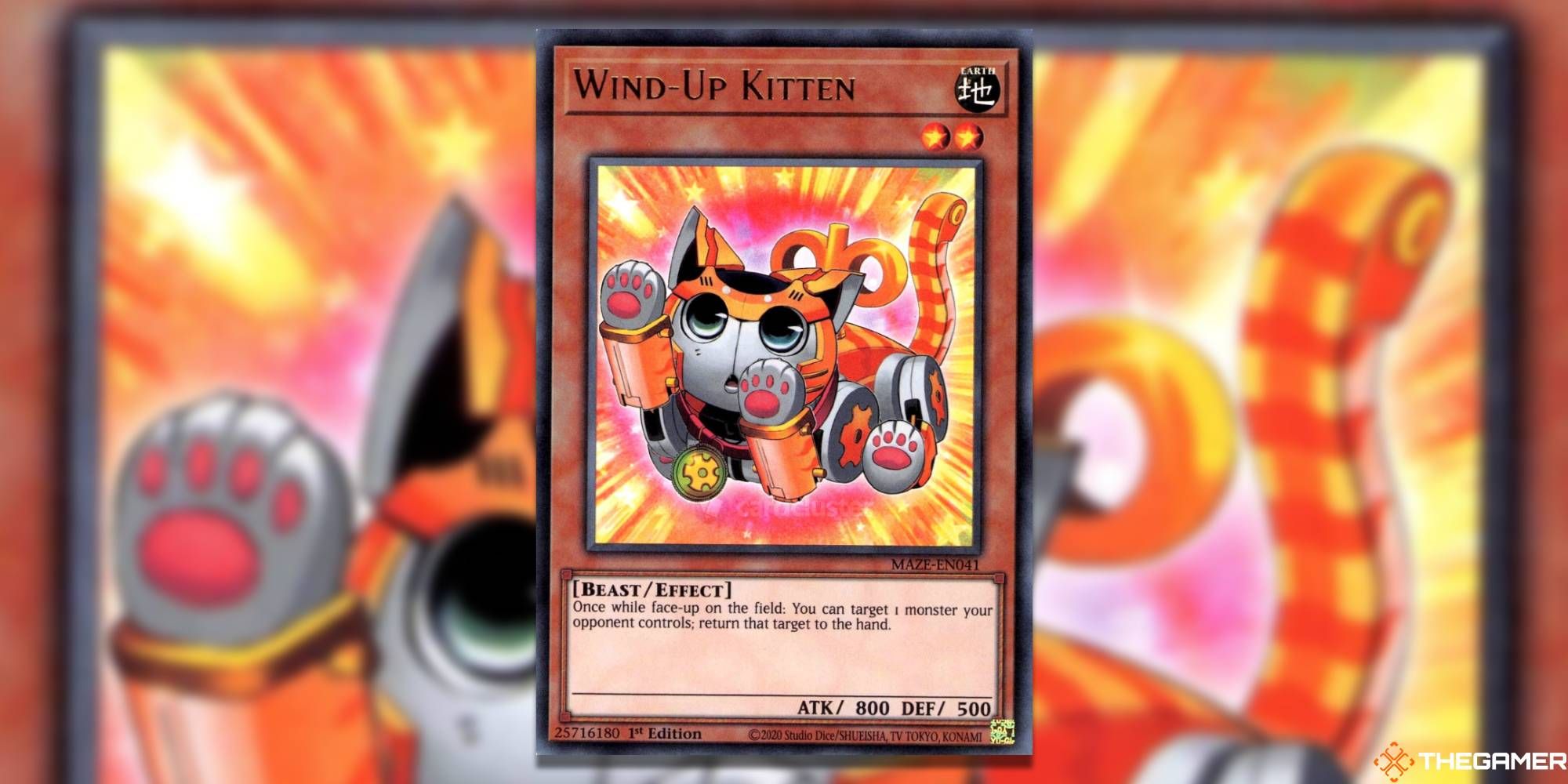 Wind-Up Kitten from Maze of Memories Set