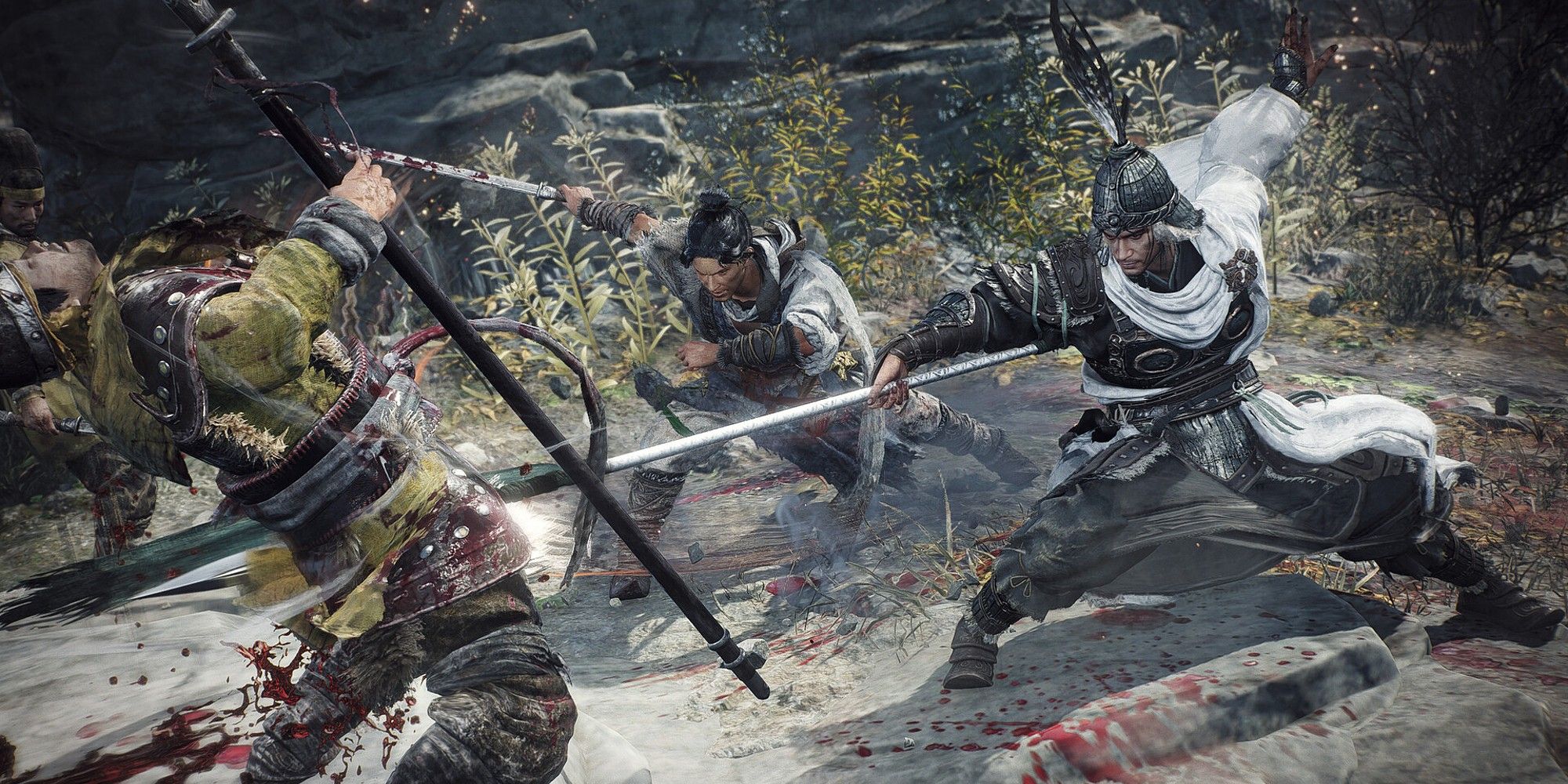 Wo Long Co Op Action Two Warriors Attacking One Foe At Once