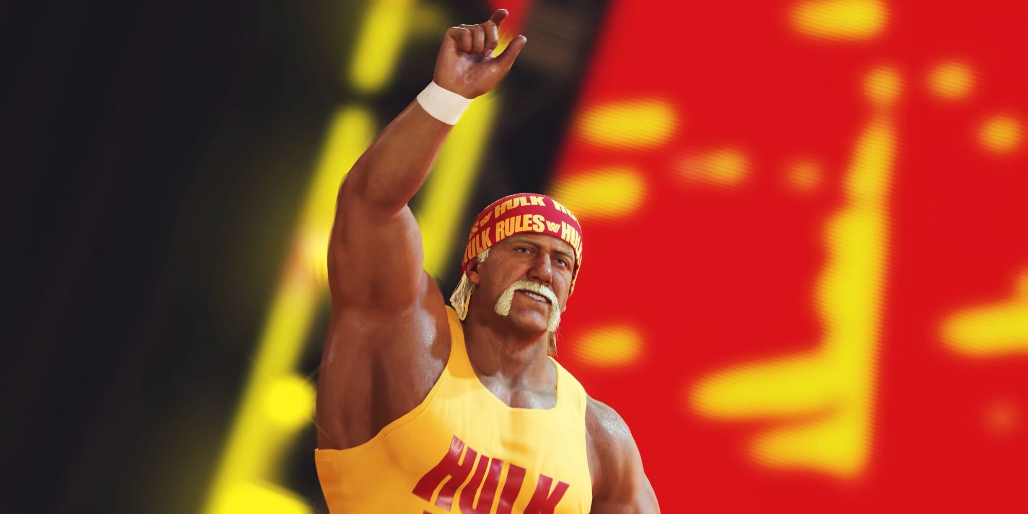 WWE 2K23 Screenshot Of Hulk Hogan Making An Entrance