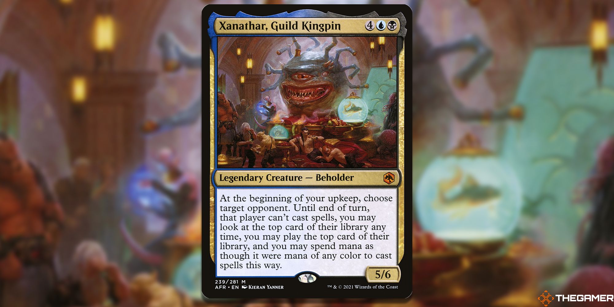 MTG Xanathar, Guild Kingpin card